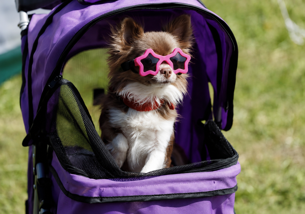 Star Shaped Adjustable Sunglasses with UV Protection - (3 Color Options) - Dog Cat (While Supplies Last)