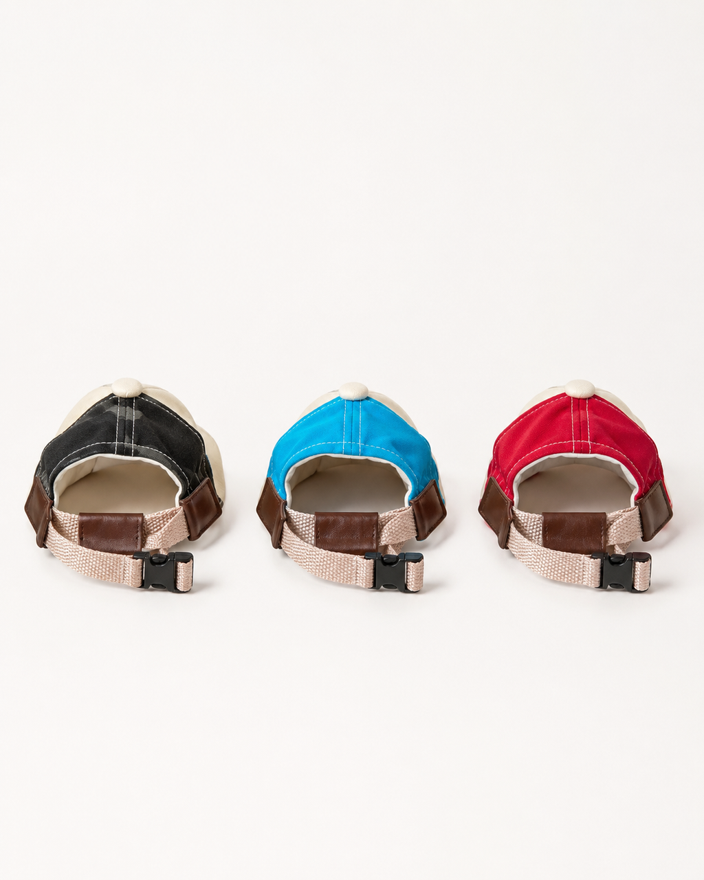 Adjustable Baseball Cap with Ear Holes - (3 Color Styles) (Sm & Lg)  - Dog Cat  (While Supplies Last)