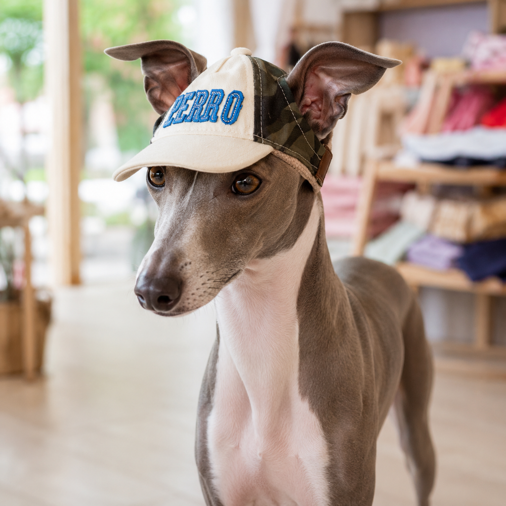 Adjustable Baseball Cap with Ear Holes - (3 Color Styles) (Sm & Lg)  - Dog Cat  (While Supplies Last)