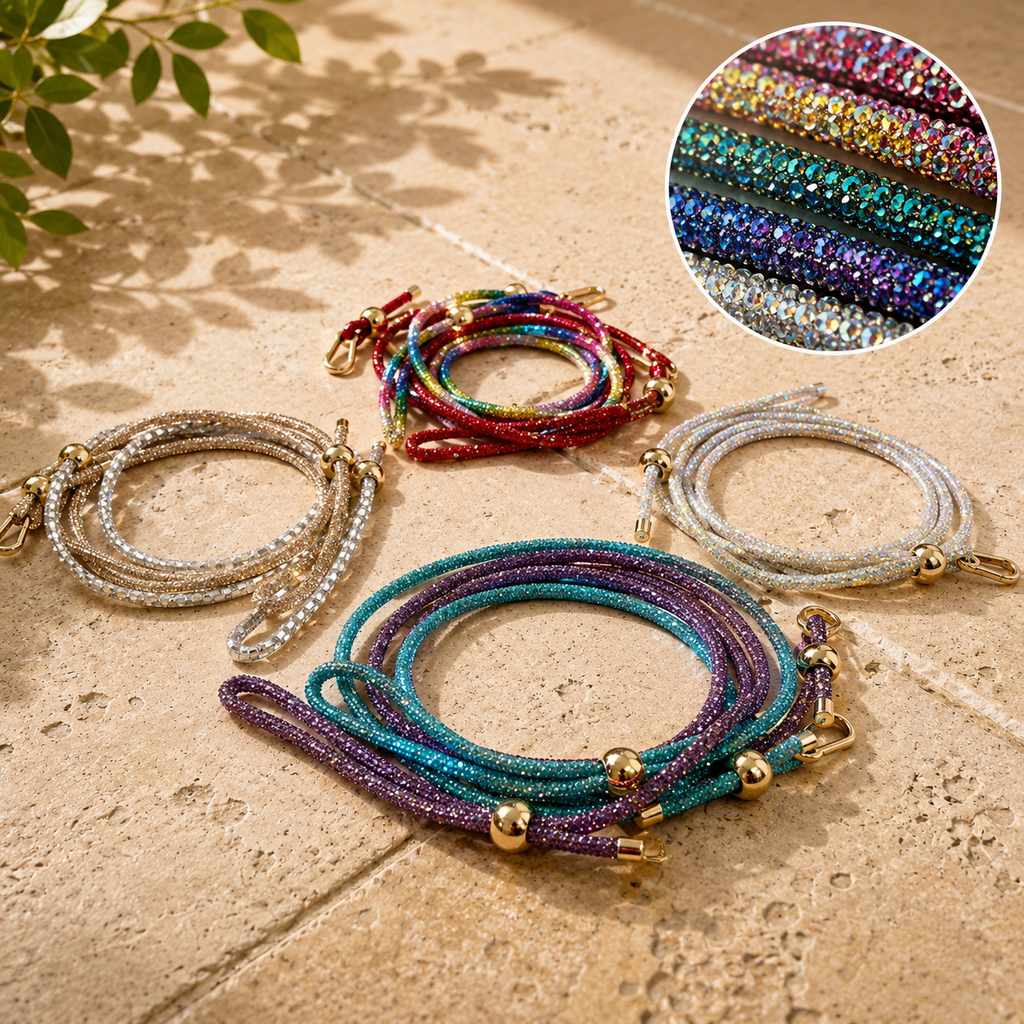 Luxury Rhinestone Style Dog Leash -  (9 Color Options)