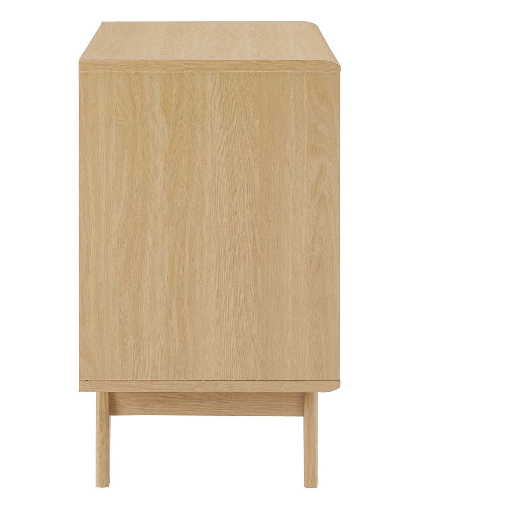 Render Cat Oak Cabinet and Litter Box Enclosure - Cat - (Mid-century Design) -  (Modway) - (While Supplies Last)