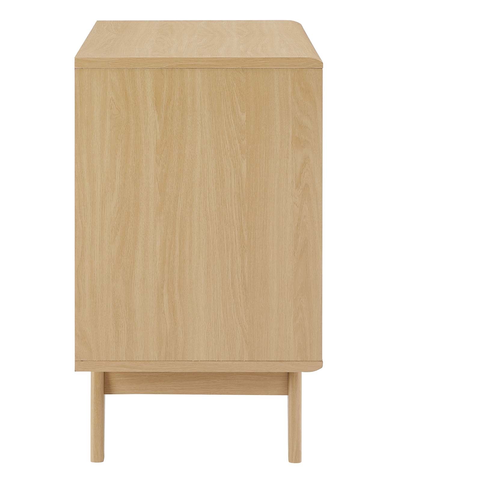 Render Cat Oak Cabinet and Litter Box Enclosure - Cat - (Mid-century Design) -  (Modway) - (While Supplies Last)