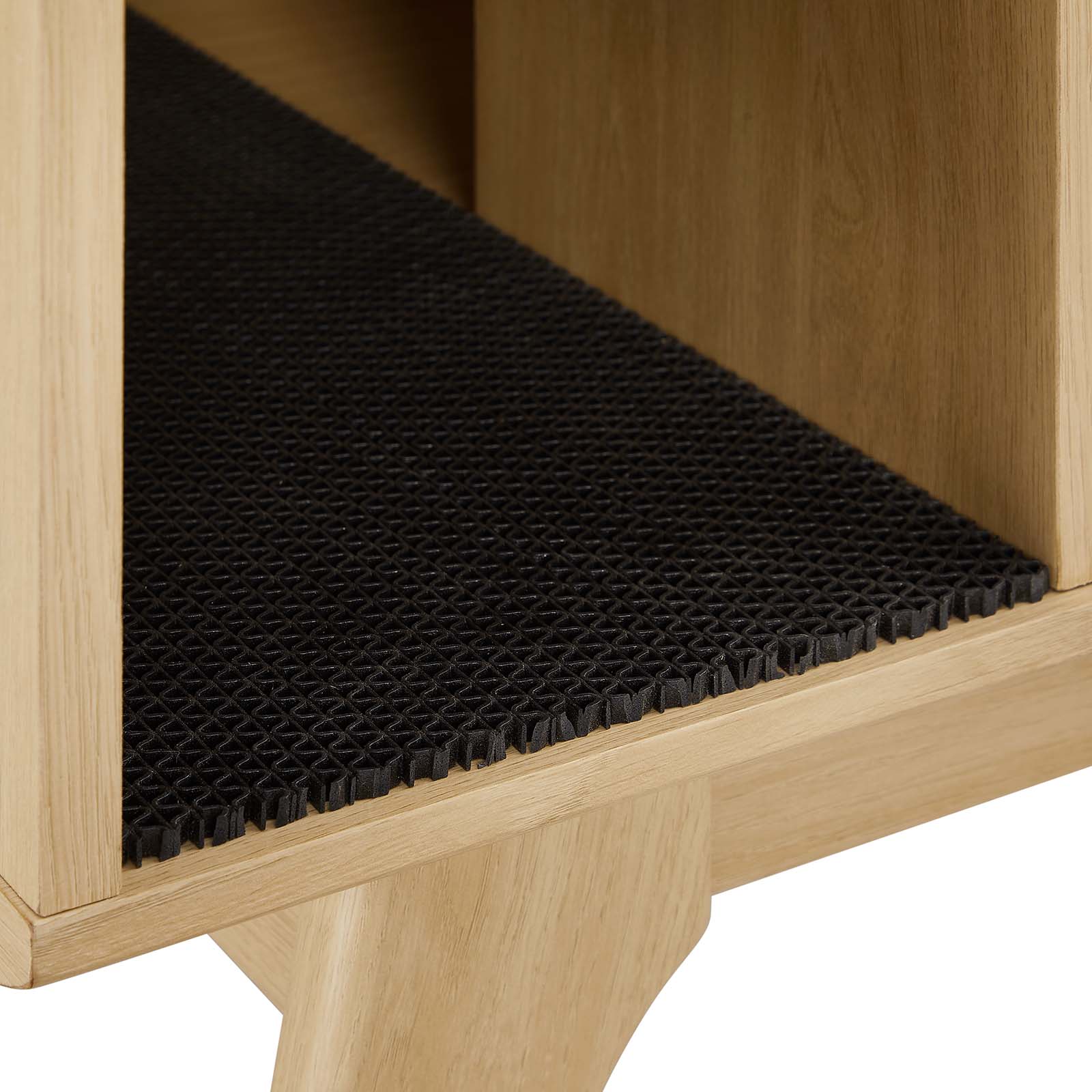 Render Cat Oak Cabinet and Litter Box Enclosure - Cat - (Mid-century Design) -  (Modway) - (While Supplies Last)