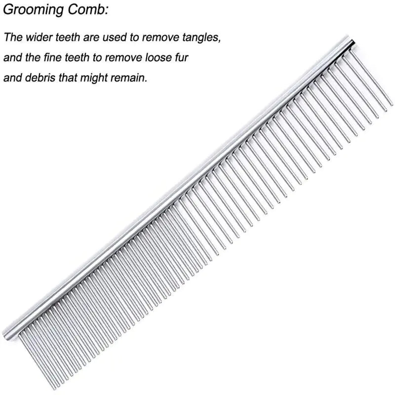 Grooming Scissors Kit -  Dog - (Stainless Straight) - (Curved Thinning Shears) - (While Supplies Last)