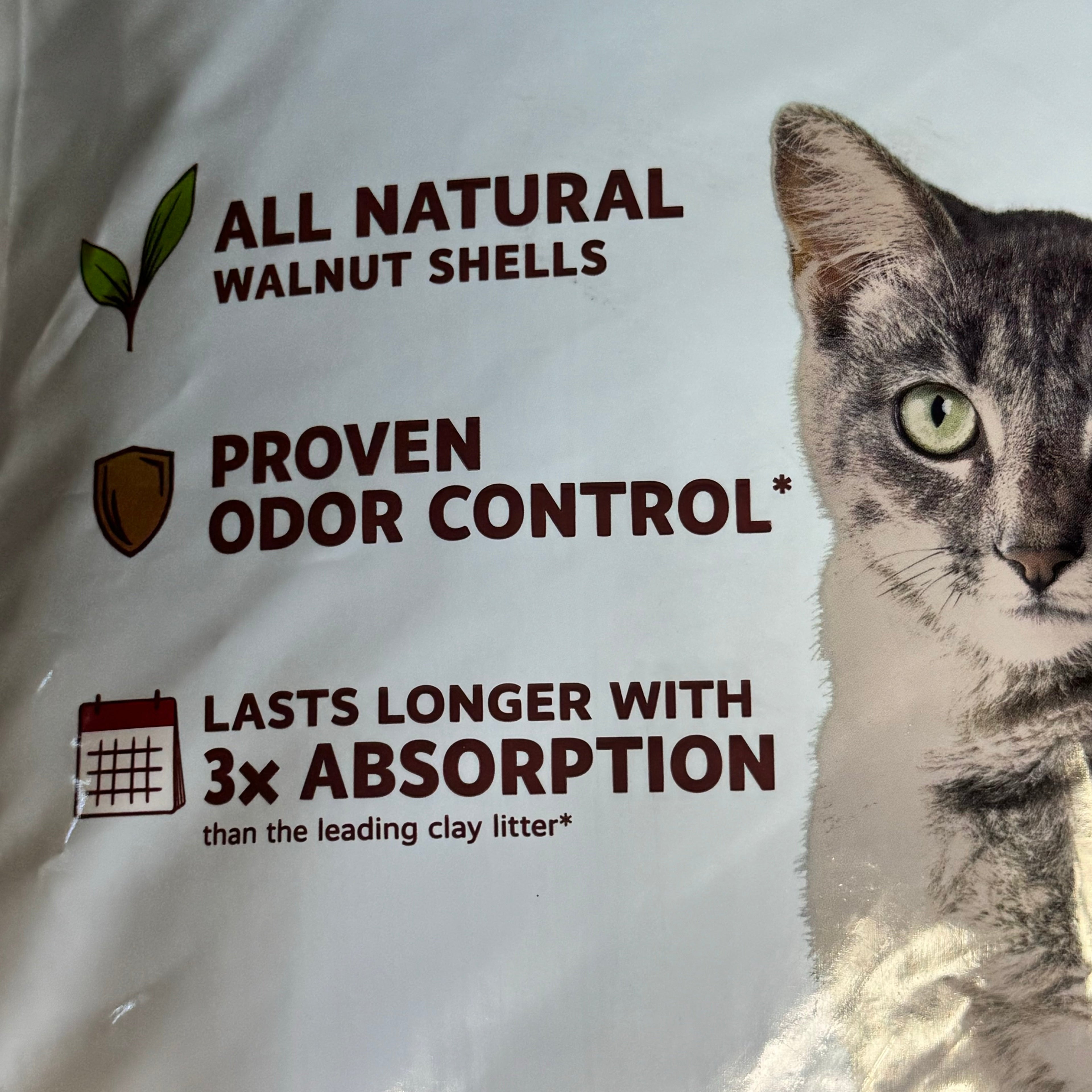 Walnut Shell Litter - Multi- Cat - (Naturally Fresh) - (40 lb Bag) - (Unscented) - (While Supplies Last)
