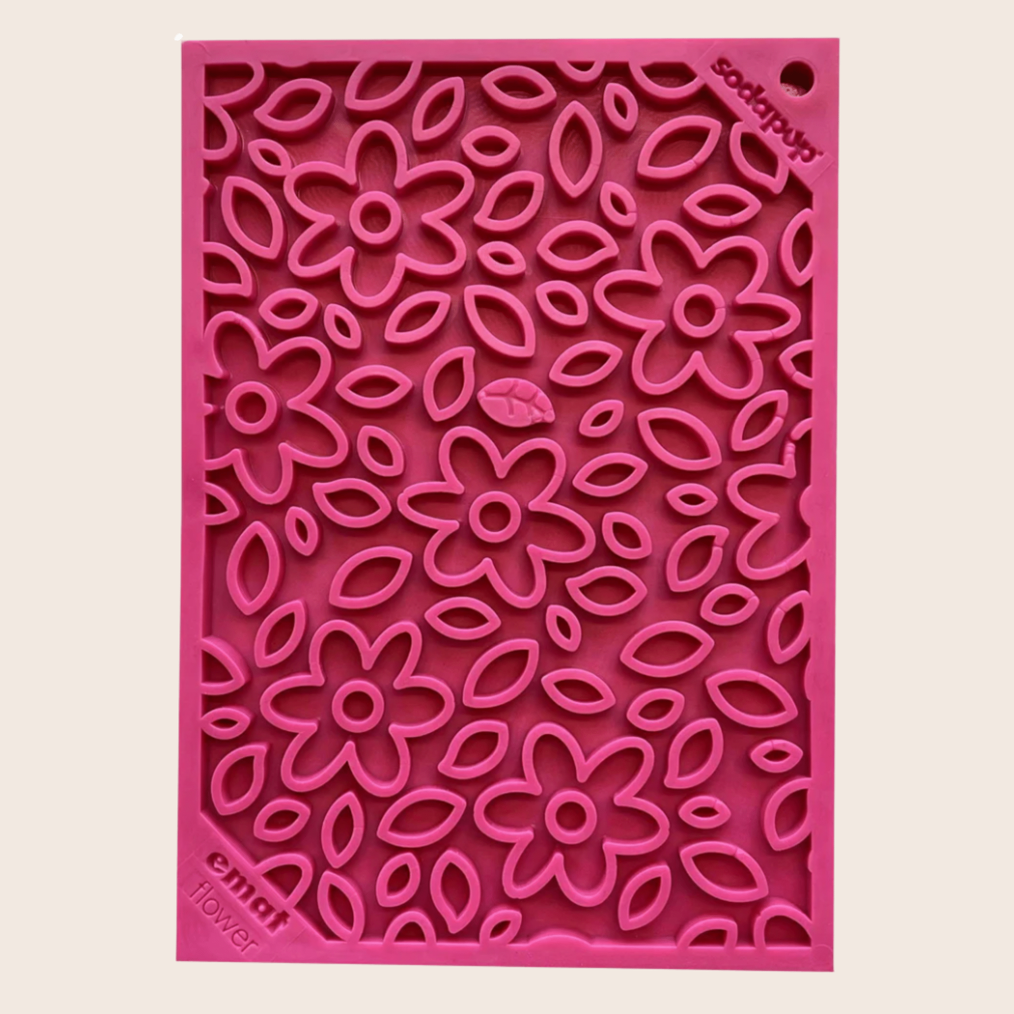 Enrichment Lick Mats - Cat -  (5 Colors/Patterns) - (While Supplies Last)
