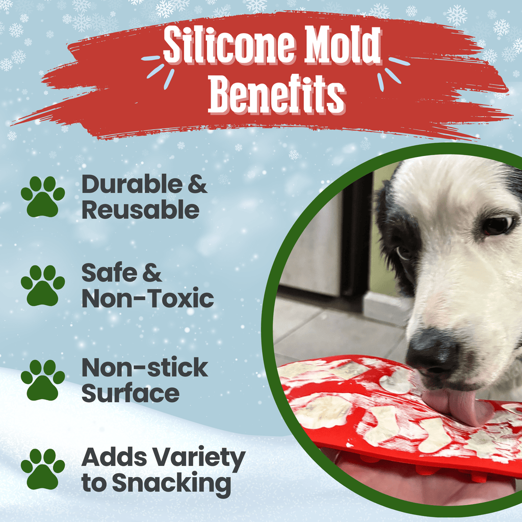 Pet Treat Molds - Dog - (4 Color/Style Options) - (While Supplies Last)