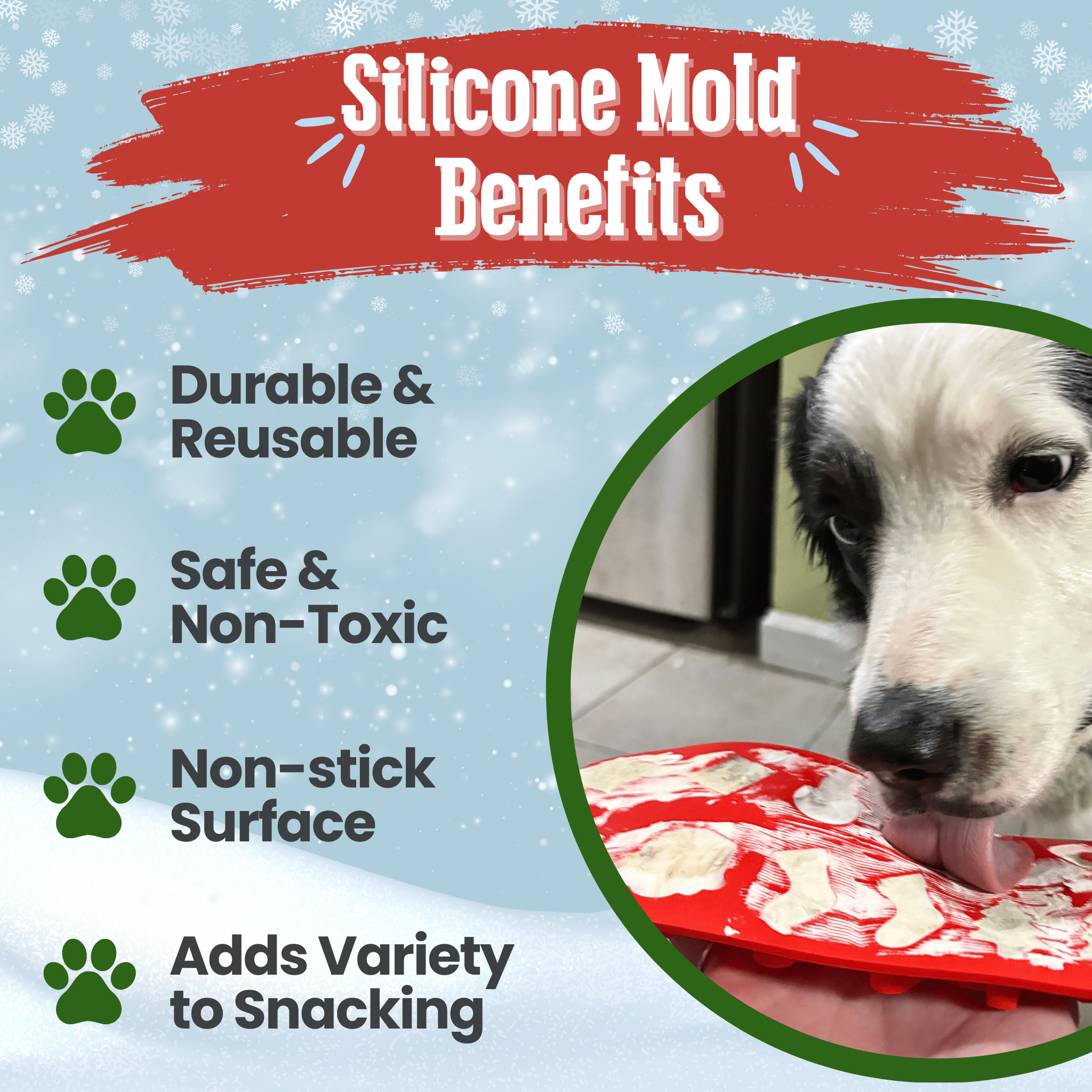 Pet Treat Molds - Dog - (4 Color/Style Options) - (While Supplies Last)