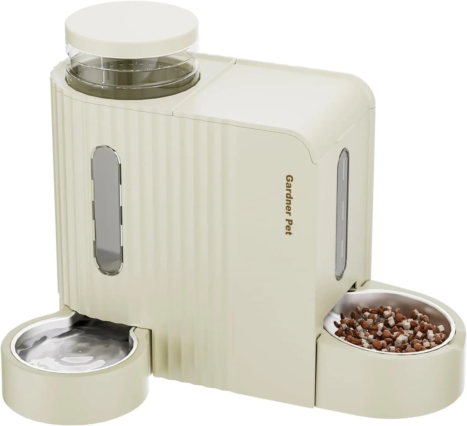 Gravity Dog Cat Feeder of Food & Water with Bowls
