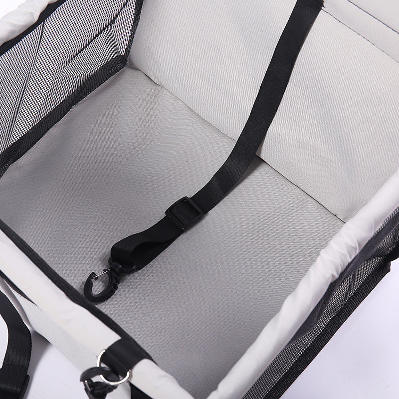 Secure Pet Carrier Car Seat - Dog Cat - (Waterproof) - (12 Color/Style Options)