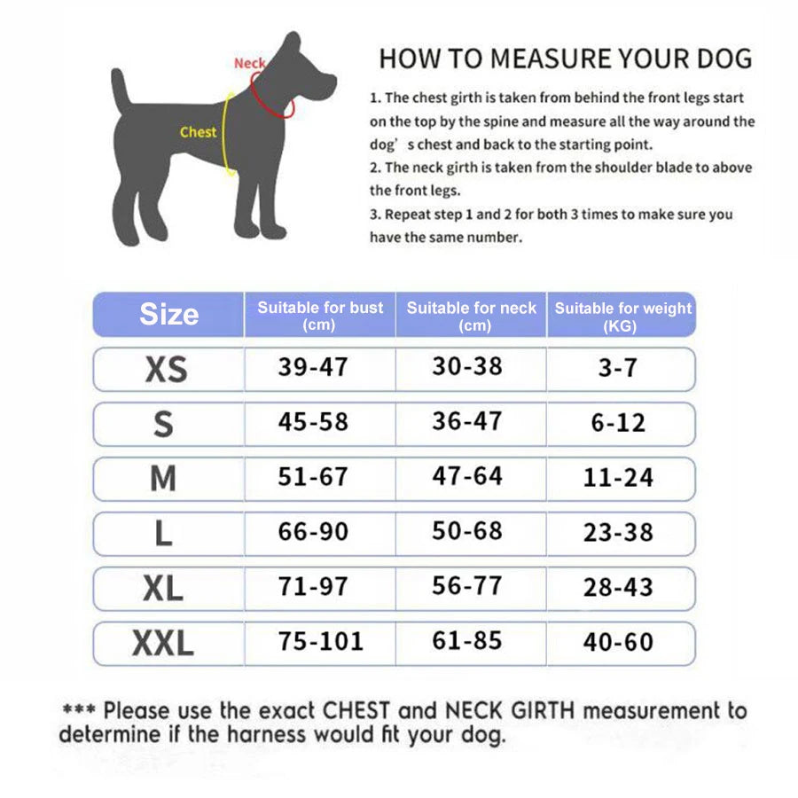 Personalized NO PULL Reflective Breathable Training Harness - (11 Color Options) -  (Sm-XL) - Dog