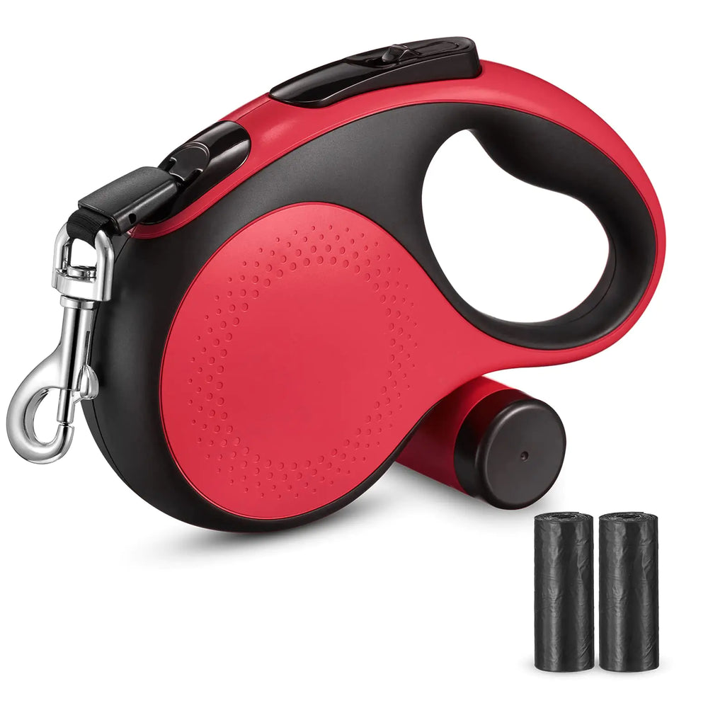 Heavy-Duty Retractable Leash - (Red) - (XL) - Dog  - (While Supplies Last)