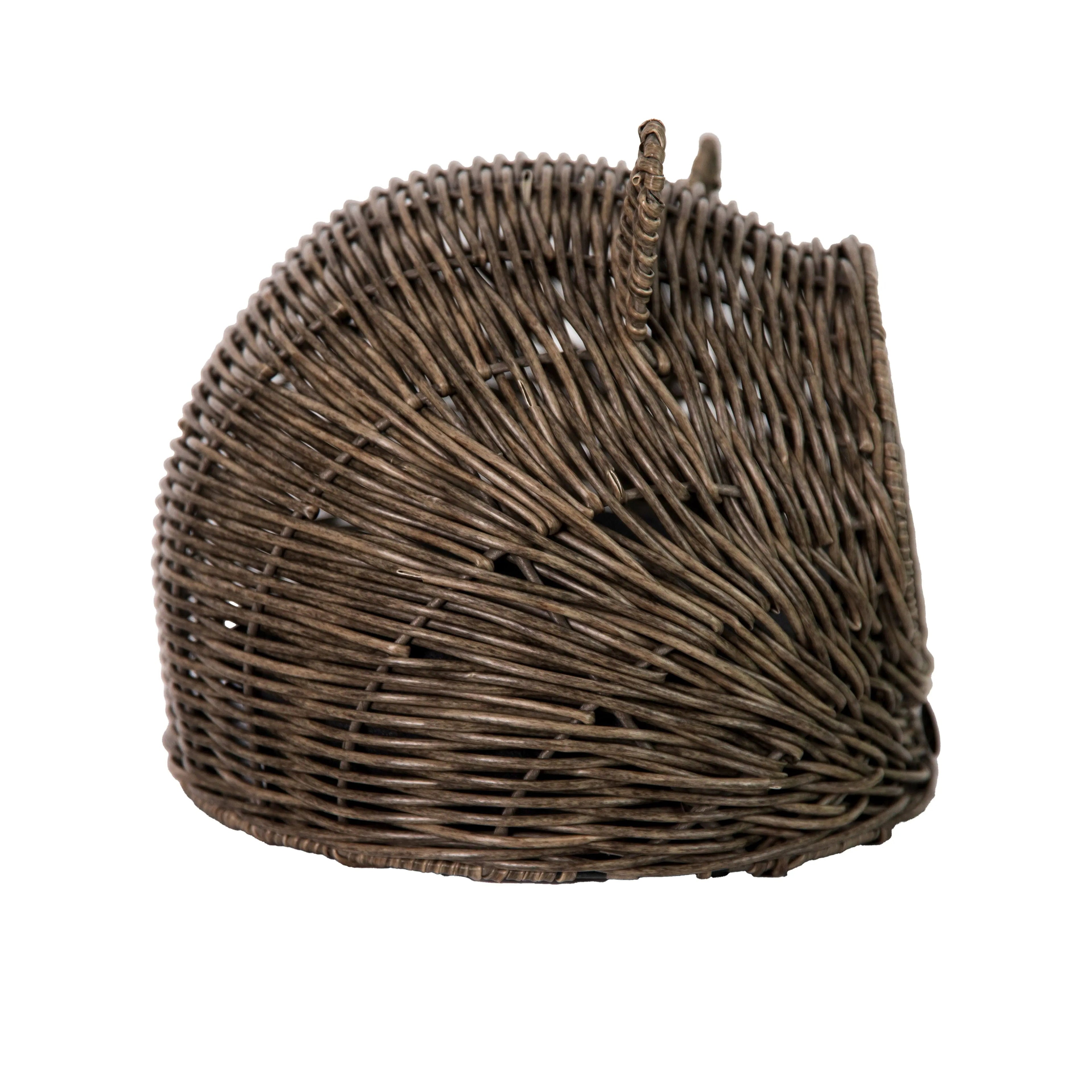 Huntley Wicker Bed - Cat  - ( Brown, Grey) -  (Cat-Shaped) - (While Supplies Last)