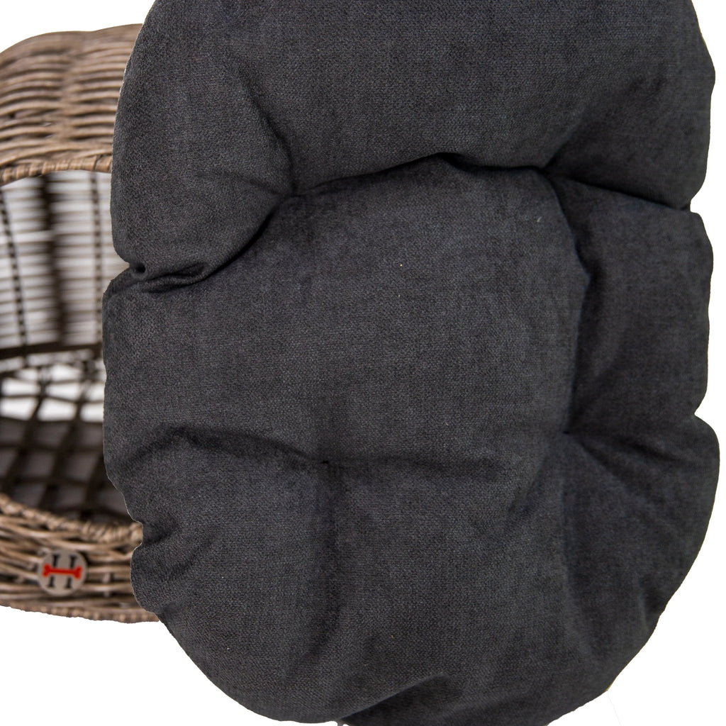 Huntley Wicker Bed - Cat  - ( Brown, Grey) -  (Cat-Shaped) - (While Supplies Last)