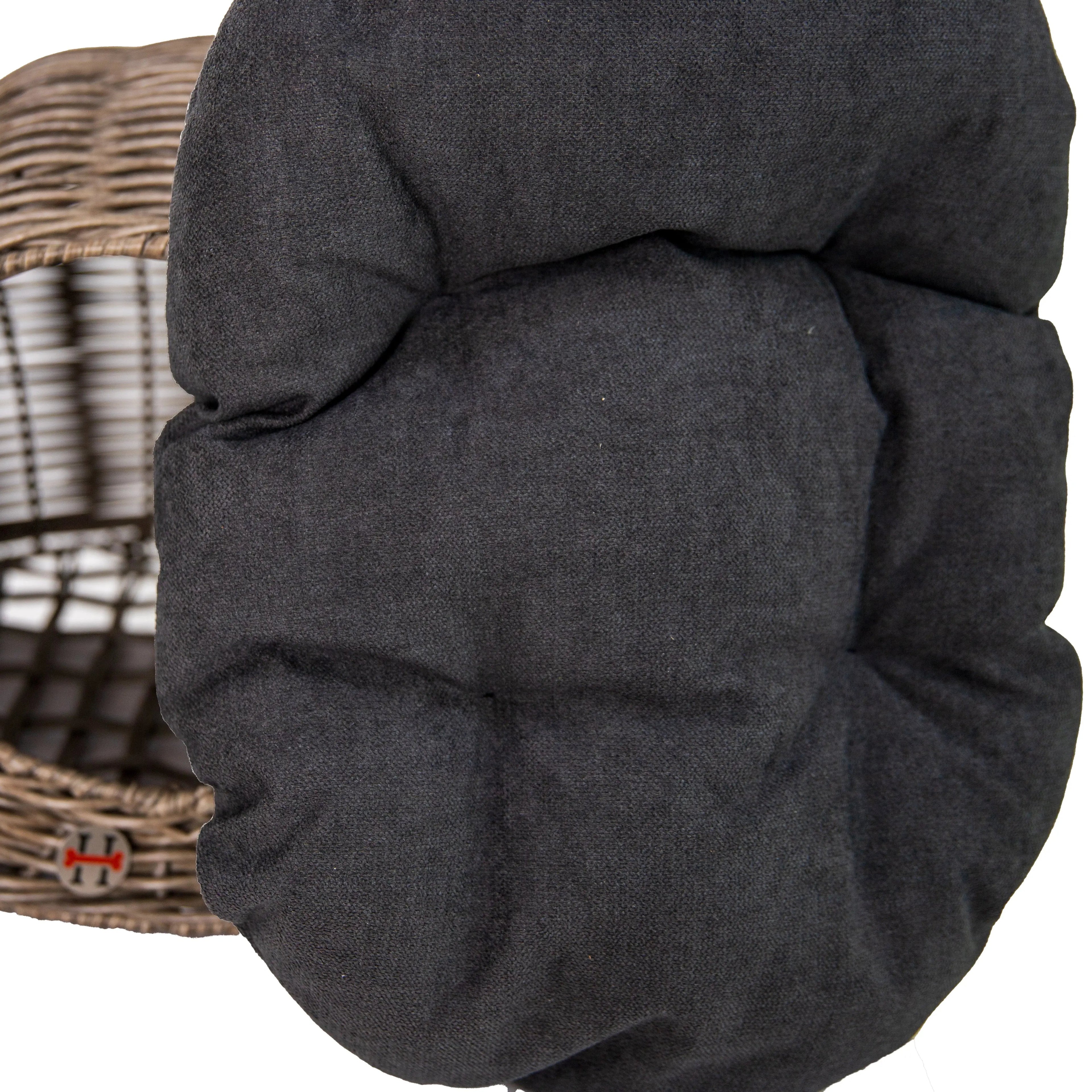 Huntley Wicker Bed - Cat  - ( Brown, Grey) -  (Cat-Shaped) - (While Supplies Last)