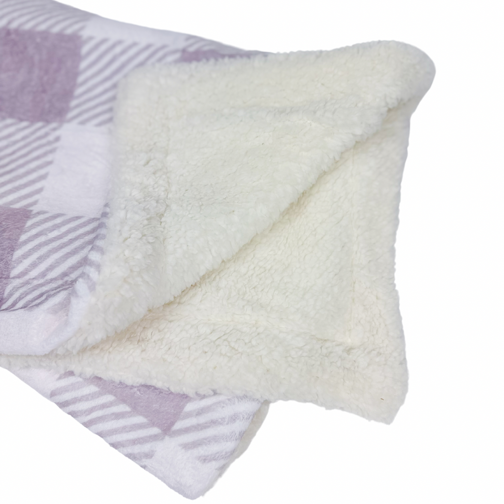 Pet Blanket - Dog - (Sugar Plum)  - (2.2ft x 3.2ft) - (Double-Lined Throw) - (While Supplies Last)