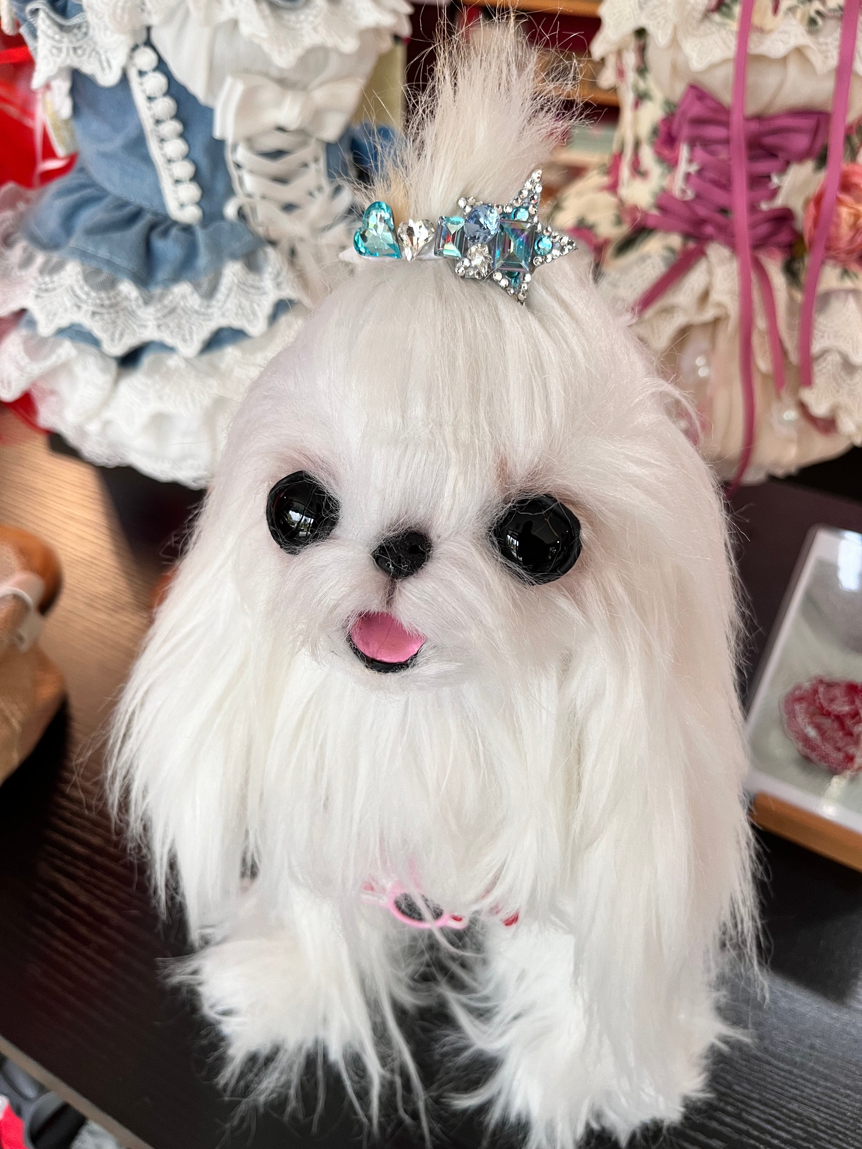 Rhinestone Star & Heart Hair Clip - (4 Colors) - Dog Cat (While Supplies Last)