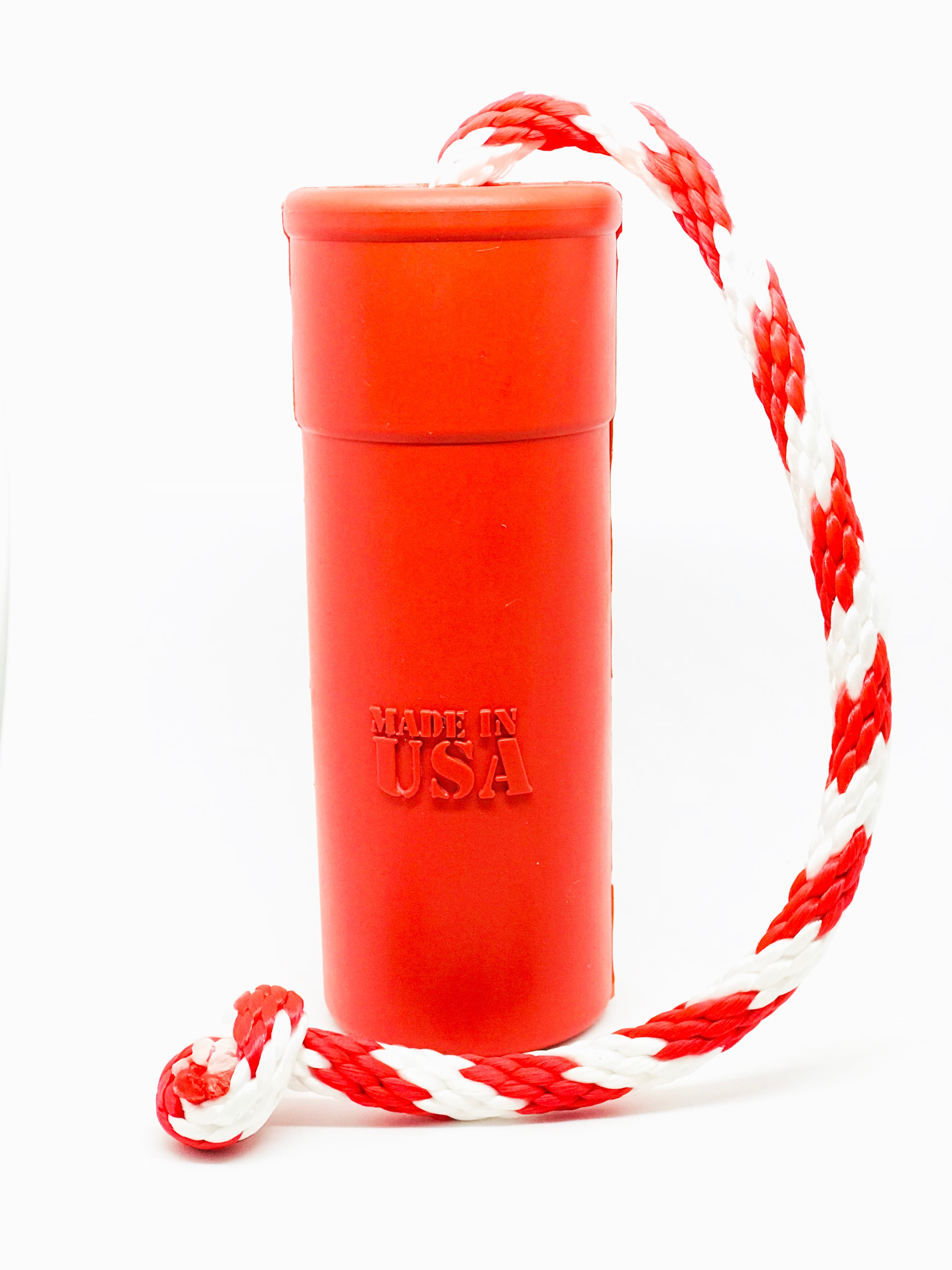 K9 Firecracker Floating Training Dummy Toy - Large Dog - (Reward Chew Toy) - (Rubber) - (Red) - (USA)