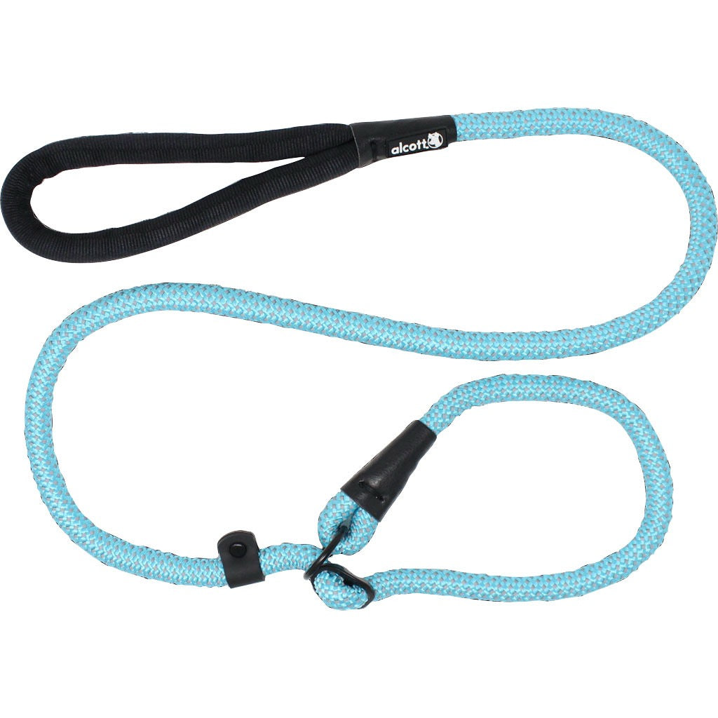 Slip Rope Leash - Dog - (Blue) -  (5ft x 3/4") - (Alcott) - (While Supplies Last)