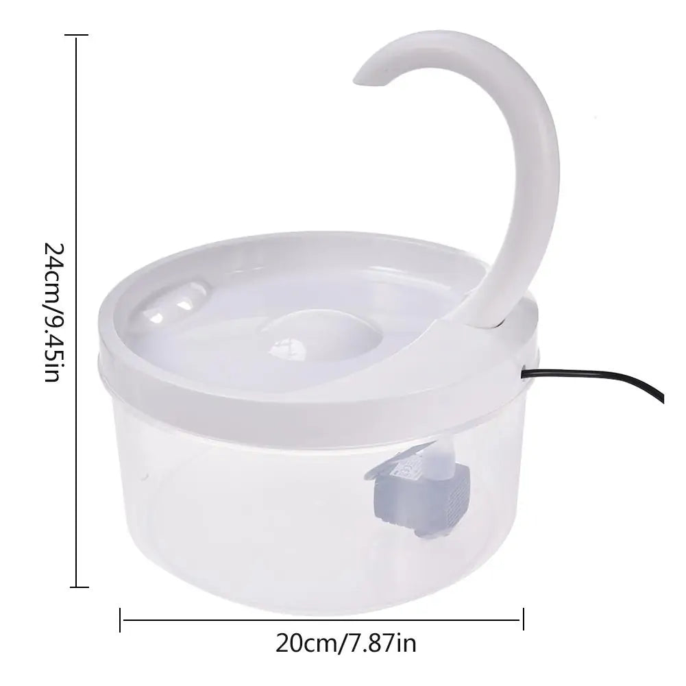 Quiet Pet Water Fountain - Dog Cat - (2L) - (10 Options)