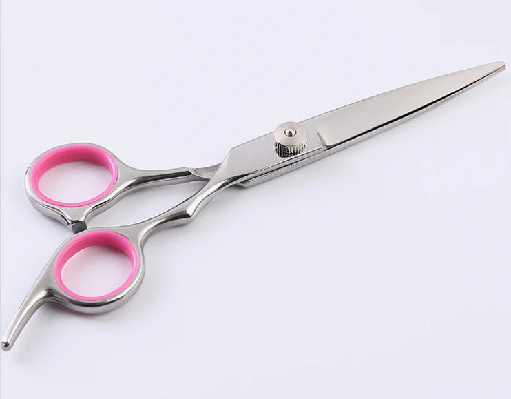 Grooming Scissors Kit -  Dog - (Stainless Straight) - (Curved Thinning Shears) - (While Supplies Last)