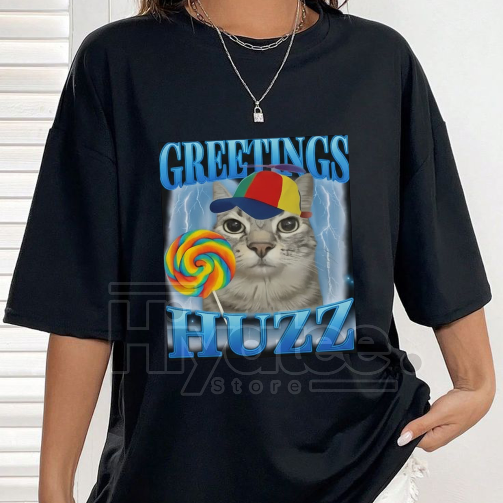 "Lollipop Cat Meme" T-Shirt - (15 Color Options) - (S-3X) - Unisex Adults and Kids - (While Supplies Last)