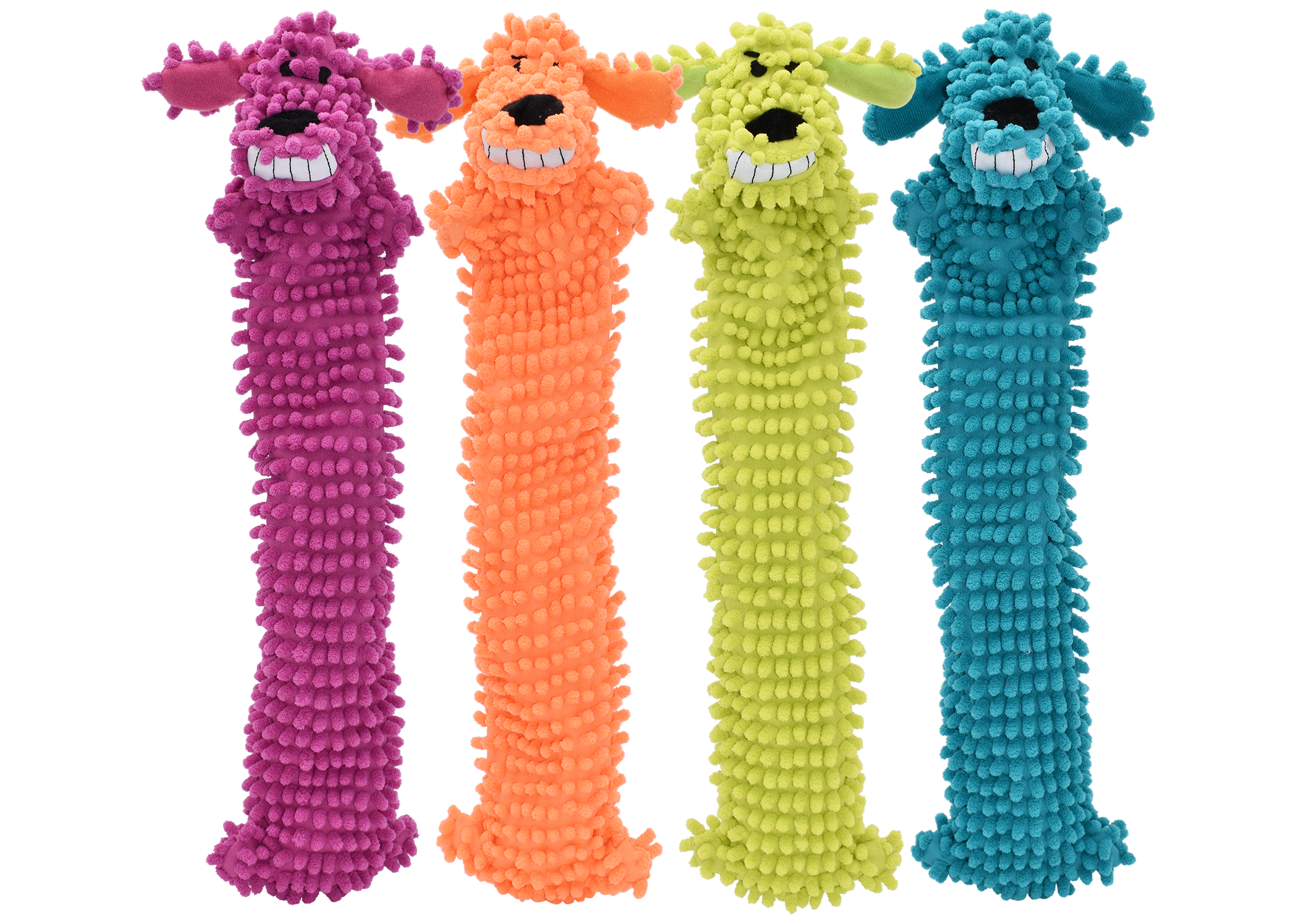 Multipet Loofa® 'Floppy' Toy - Dog  - (4 Color Options) - (Durable) - (While Supplies Last)