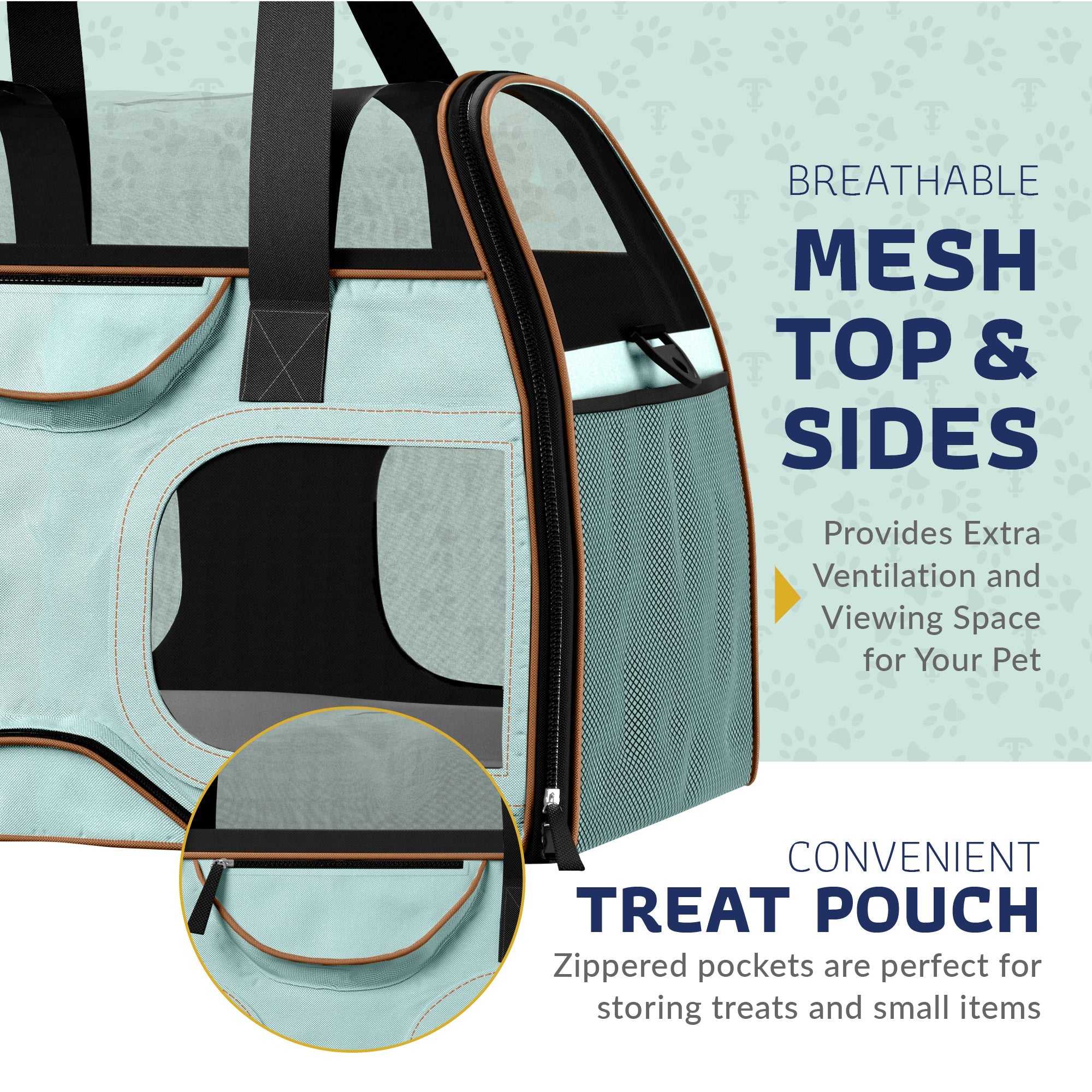 Airline Approved Luxury Pet Carrier with Removable Wheels and Telescopic Handle - Cat Dog - (8 Color Options) - (Katziela)