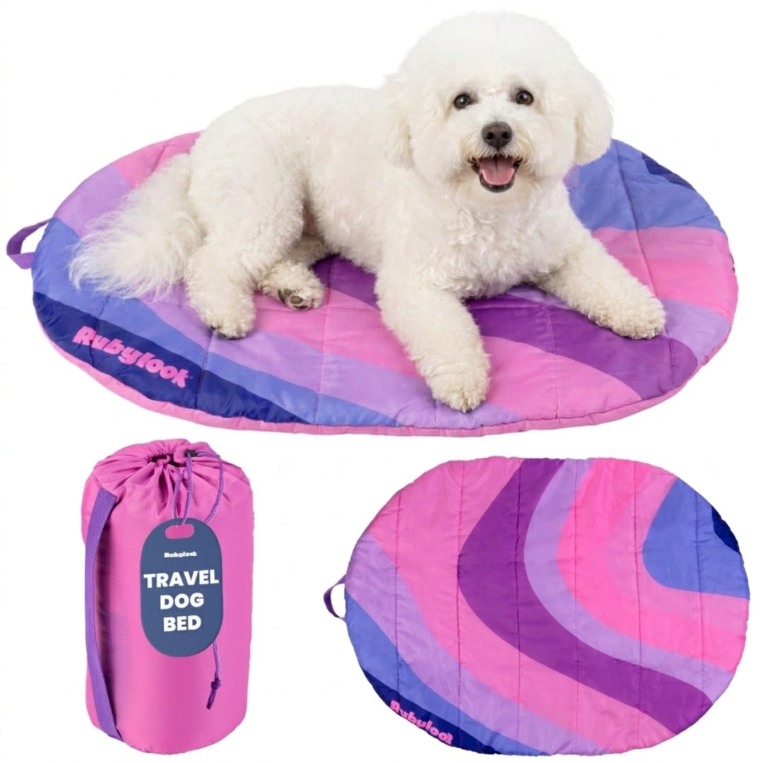 Travel Dog Bed - Foldable & Packable for Travel, Road Trip, Camping