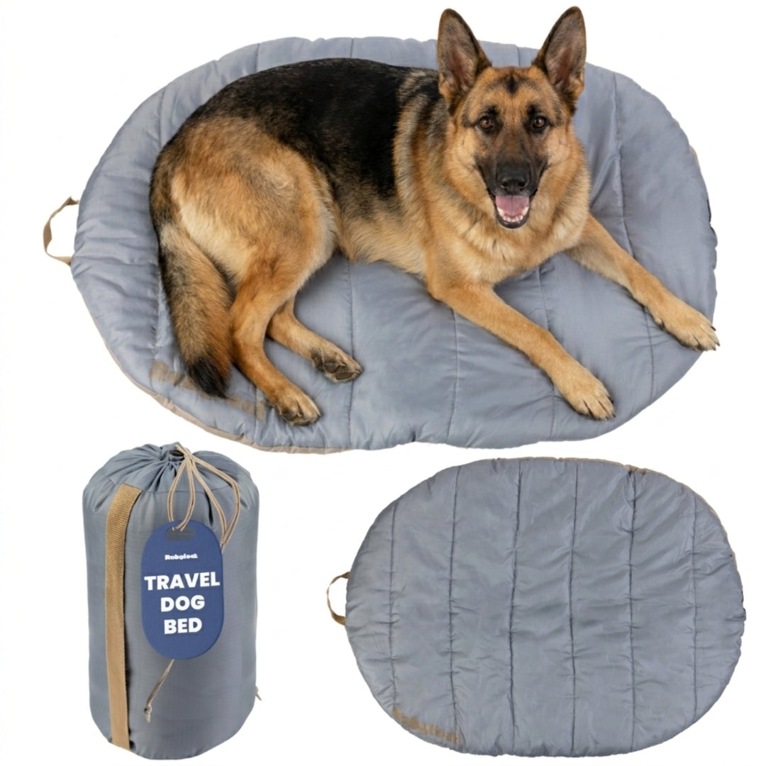 Travel Dog Bed - Foldable & Packable for Travel, Road Trip, Camping