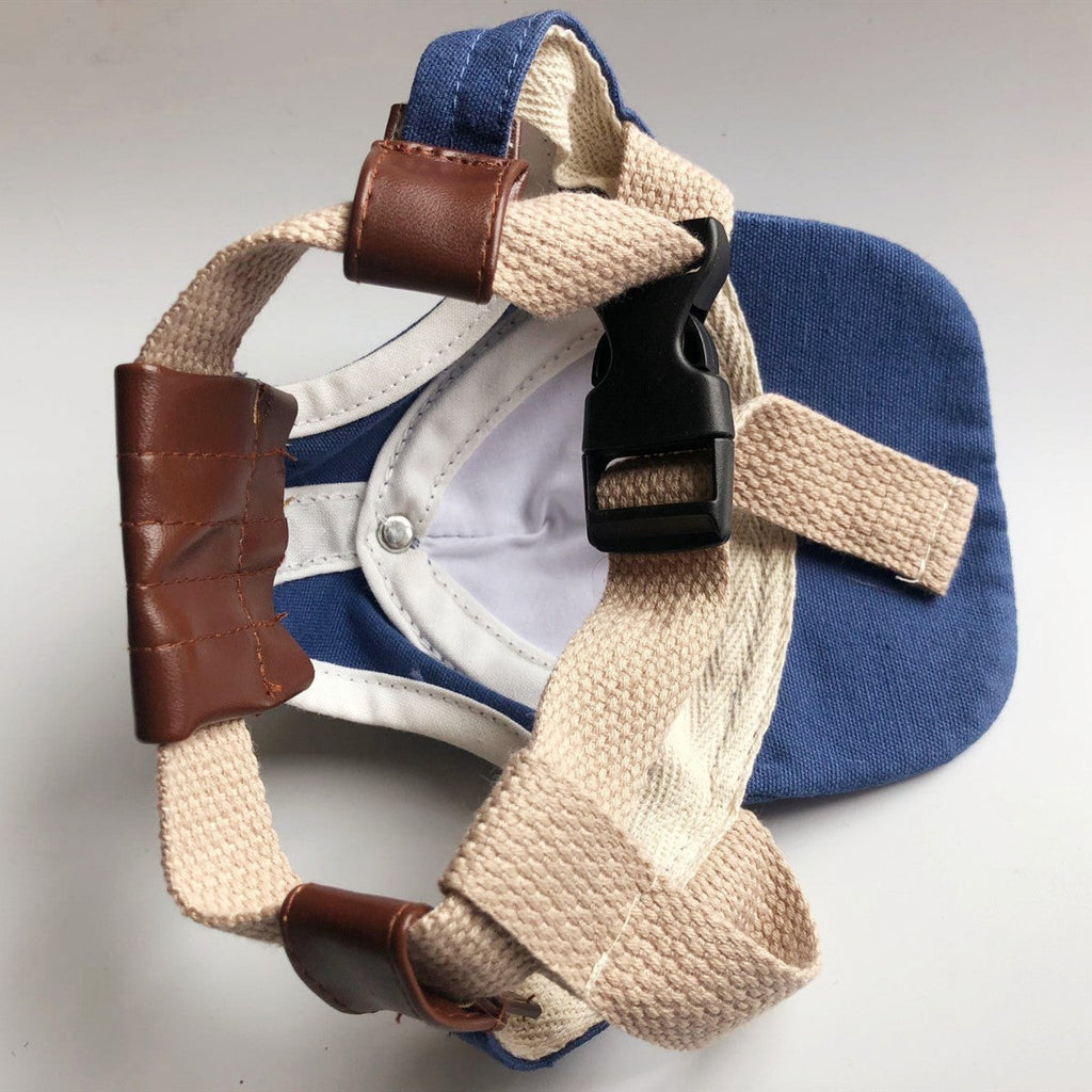Cute Adjustable Baseball Cap with Ear Holes - (3 Colors)  (Sm & Lg) - Dog Cat  (While Supplies Last)