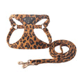 Adjustable Luxury Leopard Print Harness and Leash Set - (XXS-M) - Dog -  (While Supplies Last)