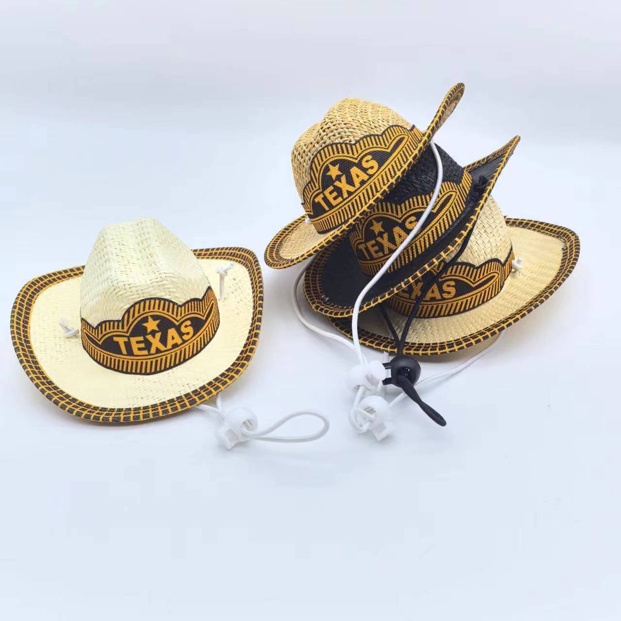 Cowboy Straw Hat - (3 Color Options)  - Dog Cat - (While Supplies Last)