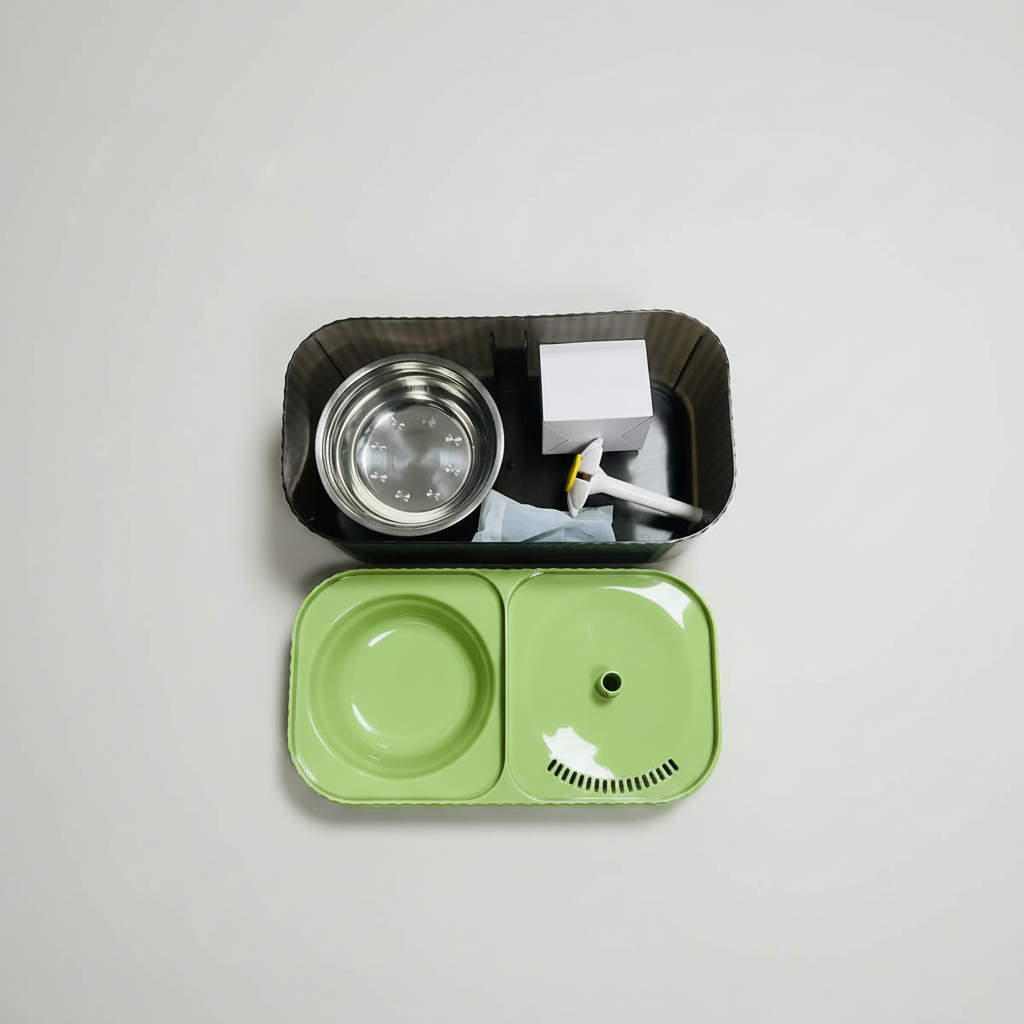 Quiet Circulating Water Fountain - Dog Cat - (4 Color Options)