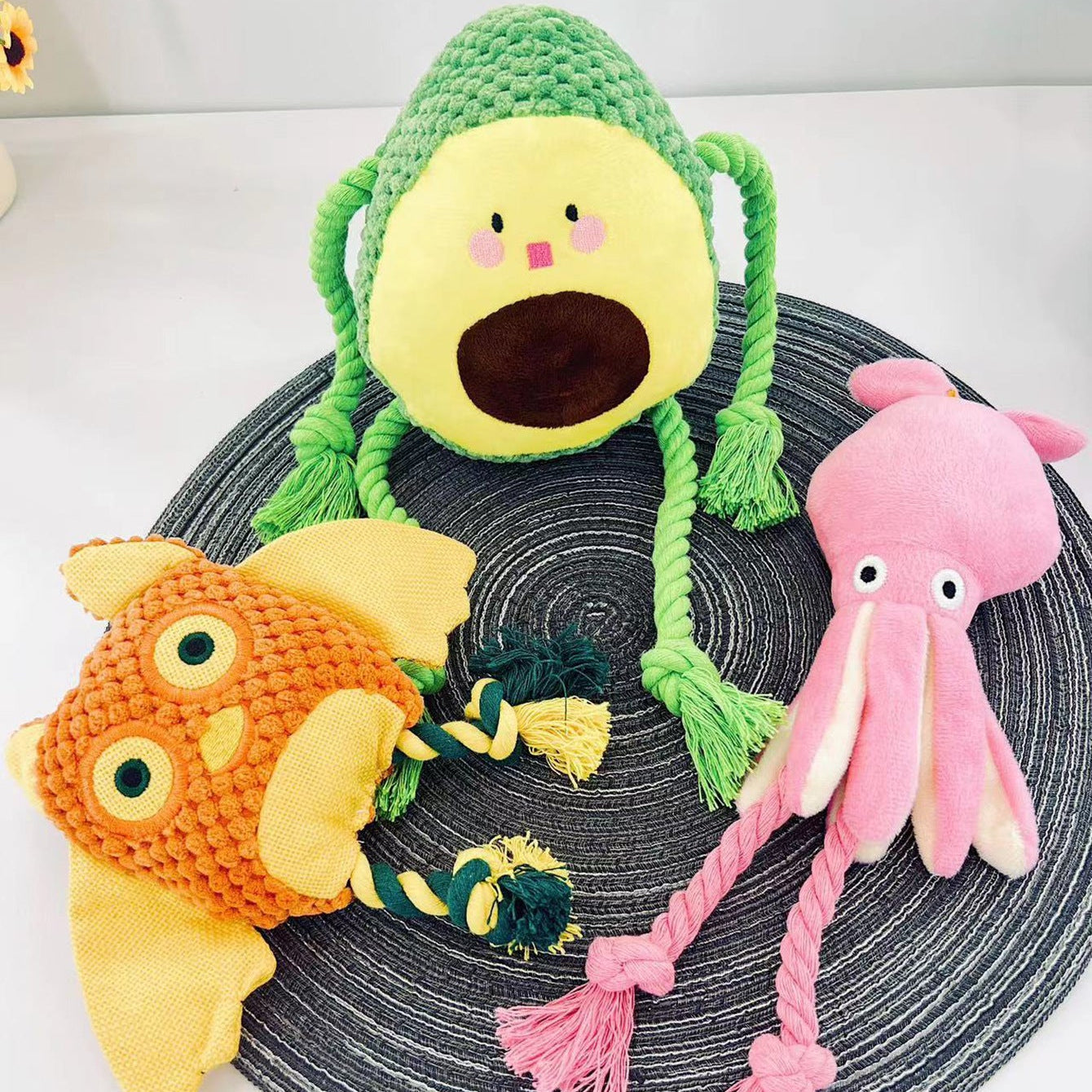 Cute Plush Chew Dog Rope Toys