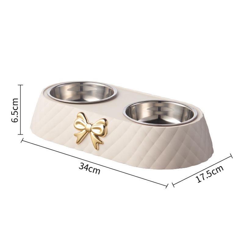 Elevated 2-in-1 Stainless Steel Feeding Bowl - Dog Cat - (3 Color Options) - (While Supplies Last)