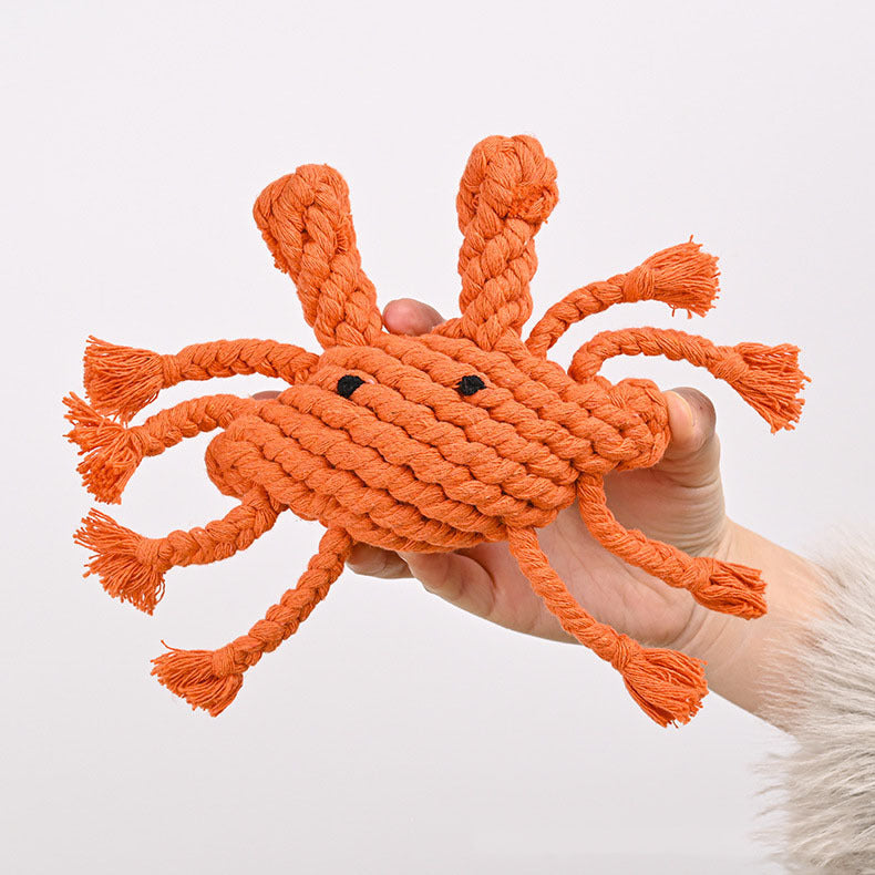 Cute Cotton Animal Rope Chew Toy for Dogs