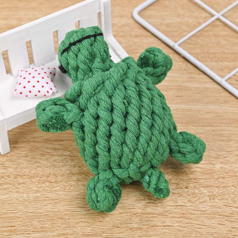 Cute Cotton Animal Rope Chew Toy for Dogs