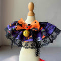 Halloween Ruffle Collar with a Bow, Lace & Bell - (Dog Cat (XS-L)  (While Supplies Last)