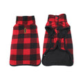Classic Plaid Fleece Jacket - Dog - (2XL-6XL) - (Red, Black) - (While Supplies Last)