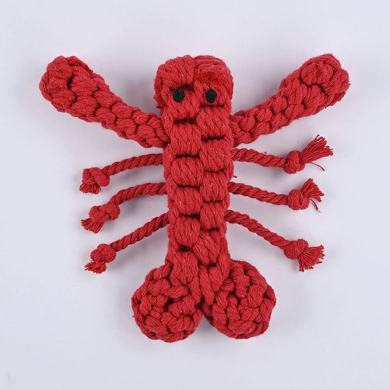 Cute Cotton Animal Rope Chew Toy for Dogs