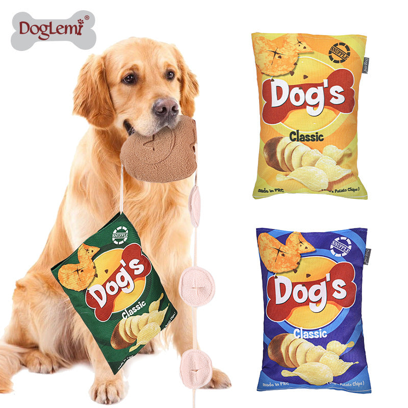Chips Bag Dog Toy