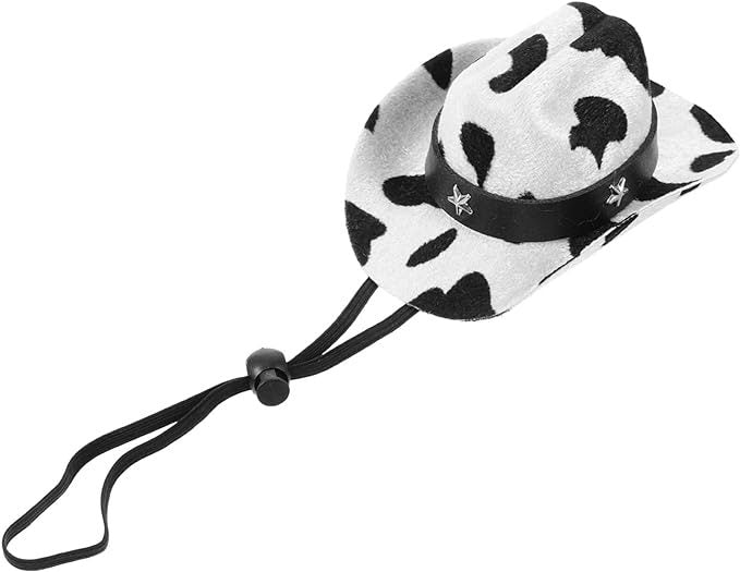 Cow Pattern Cowboy Hat - Dog Cat  - (While Supplies Last)