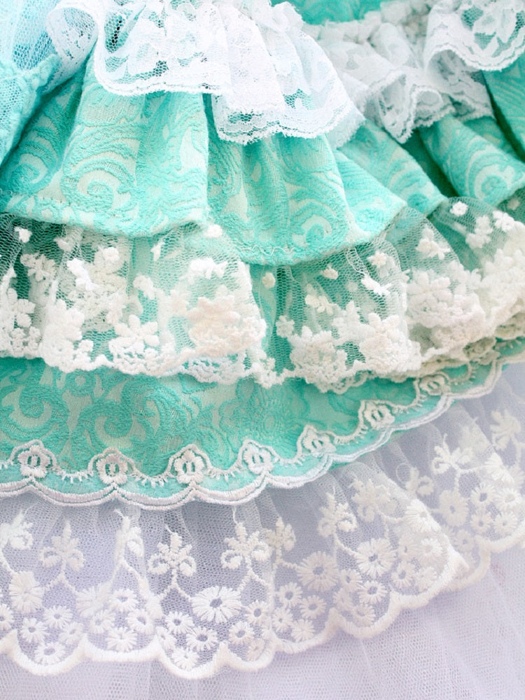 Princess Wedding Dress with Crinoline Train - Dog - (Elegant) - (Vintage) - (XS-2XXL) and Customizable- (Rococo) - (While Supplies Last)
