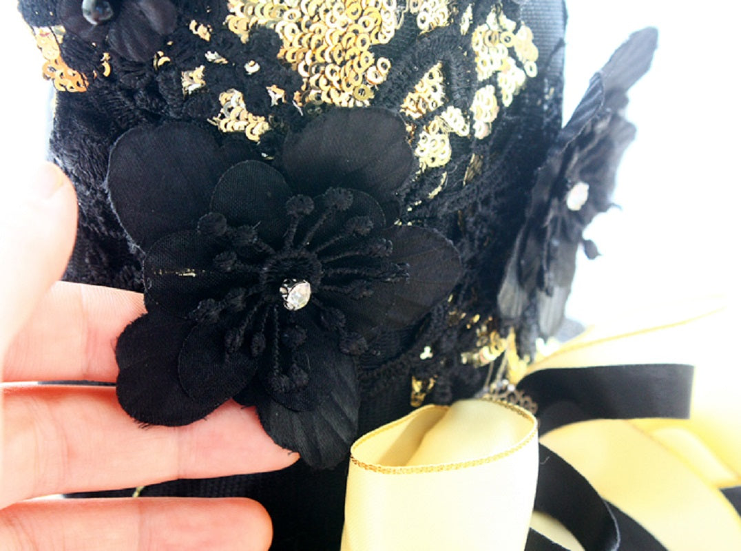 Luxurious Floral Sequin Tutu Dress - Dog - (XS-XL) and Customizable - (While Supplies Last)