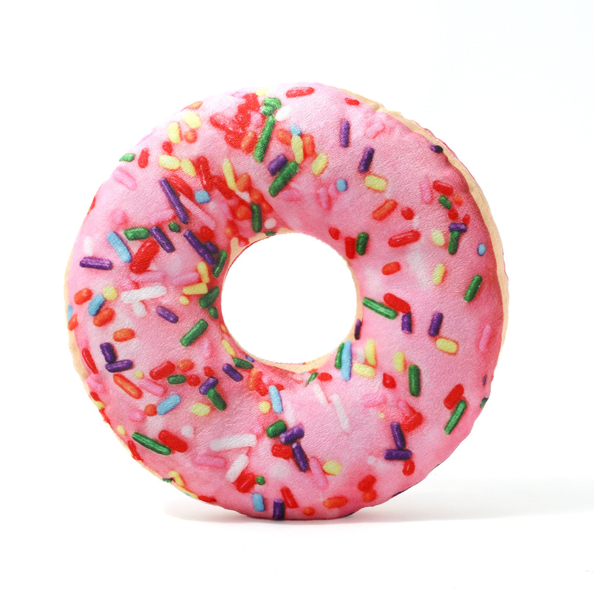 Pink Sprinkle Donut Dog Toy