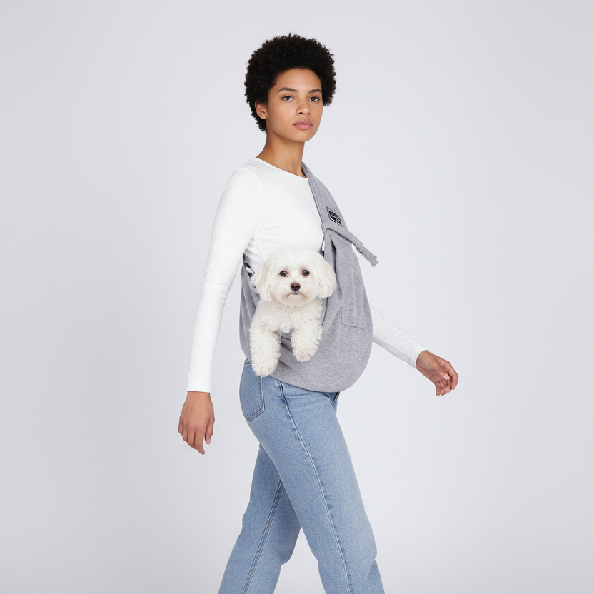 Crossbody Pet Carrier Sling Bag - Dog Cat - (14 Color Options)