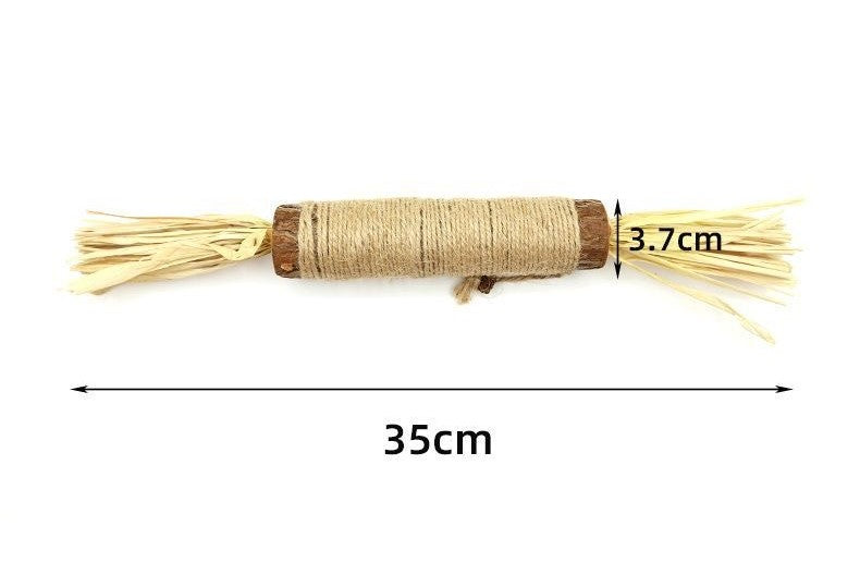 Interactive Play with this Natural Silvervine Chew Stick Toy with Catnip - Cat - (While Supplies Last)