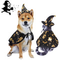 Satin Halloween Wizard Cape and Hat - Dog Cat (S-XL) - (While Supplies Last)