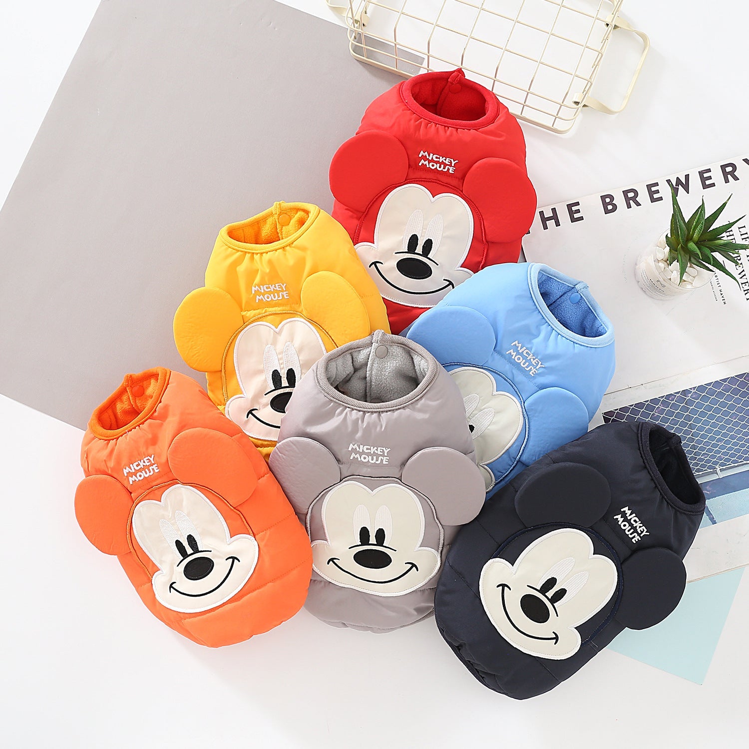 Cotton Mickey Mouse Vest - Dogs - (4 Color Options) - (XS-XXL) - (While Supplies Last)